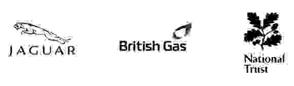 The Jaguar, British Gas and Natural Trust logo
